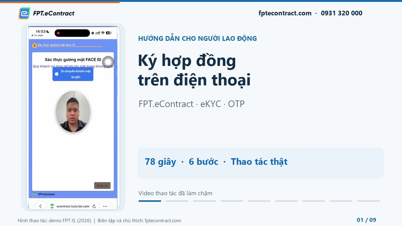 Người lao động ký hợp đồng